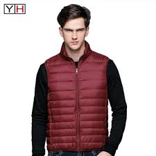 2020 Winter Man Down Jacket Sleeveless Vest Ultra Light Jackets Men Fashion Zipper Outerwear Coat Strpied Solid Color From Goddard 20 61 Dhgate Com