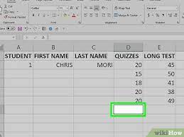columns in microsoft excel