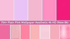 plain pink wallpaper aesthetic 4k hd