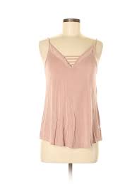 Details About American Eagle Outfitters Women Pink Sleeveless Top Sm Petite