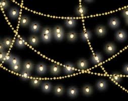 Pattern White Christmas Lights Creative Png File Hd Chain
