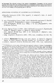 Revised nomenclature of infrageneric groups of Alchemilla in Eurasia