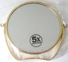5x magnifying makeup mirror tabletop