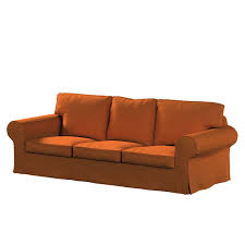 5 out of 5 stars. Ektorp 3 Seater Sofa Bed Cover For Model On Sale In Ikea 2004 2012 Caramel 702 42 222x98x76 Cm Dekoria
