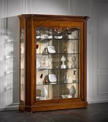 Wood And Glass Display Cabinet Capricci