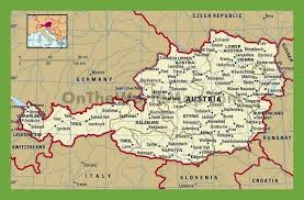 Download free map of world in pdf format. Political Map Of Austria With Cities Austria Map Austria Political Map