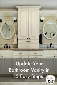 Update Your Bathroom Vanity In 5 Easy