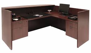 Classic designed solid mahogany l shaped desks. Regency 71 In X 82 In X 42 In Legacy Series L Shape Reception Desk Mahogany 12u512 Lrdrt2bfmh Grainger