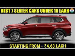seven seater cars under 10 lakh