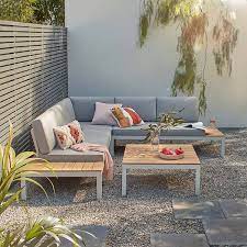 metal garden corner sofa set
