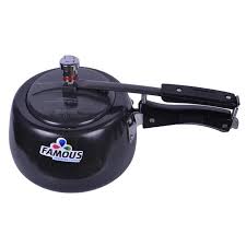 famous pressure cooker black 5 litre