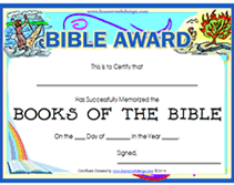 Bible Awards Certificate Printable Drgokhanakturk Com