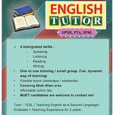 Alam a language for symbolic mathematics, especially general relativity. English Home Tutor Shah Alam Services Tuition On Carousell