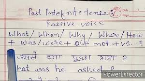 We did not find results for: Past Indefinite Tense Passive Voice Wh Questions Past Indefinite Tense Active Passive Voice In Hindi Passive Voice In Hindi Past Indefinite Tense Passive Voice Examples Past Indefinite Tense Passive Voice In Urdu Present Indefinite Tense Active Passive