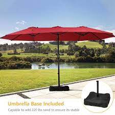 Double Side Market Patio Umbrella