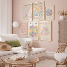 Set Of 6 Matisse Danish Pastel
