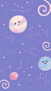 free cute pastel constellations mobile