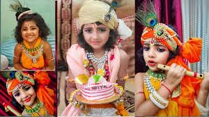 baby krishna makeup look