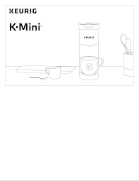 user manual keurig k mini english 6