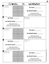 Worksheets are gina wilson unit 8 quadratic equation answers. Graphing Vs Substitution Worksheet Answers