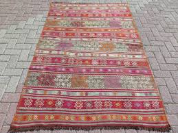vine turkish kilim rugs stripped