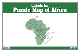 Home » map labels » map of africa with countries labeled. Montessori Materials Labels For Puzzle Map Of Africa