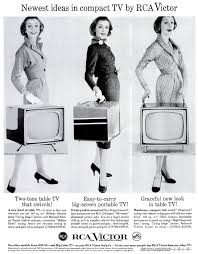 vine television sets from the 1950s