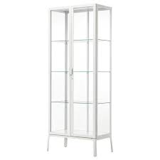 Ikea Milsbo Glass Door Cabinet White