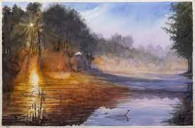 Original Watercolor Painting Natural