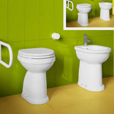 Marek White Ceramic Toilet And Bidet