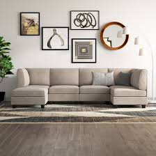 Roeder 6 Piece Upholstered Sectional
