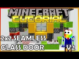 Redstone Doors 3x3 Seamless Glass Door