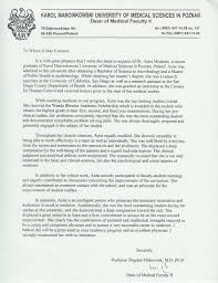 Letter Of Recommendation Template For Student Scholarship Write