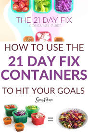 free 21 day fix containers calculator