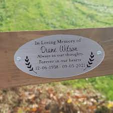 Personalised Bench Plaques Silver