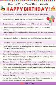Find special friendship messages to send to a special friend in your life. Happy Birthday Friend 35 Heartfelt And Funny Birthday Wishes For Friends 7esl