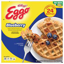 eggo family pack blueberry waffles