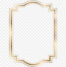 border frame gold transpa clip art