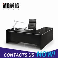 Save on black contemporary and modern desks free shipping at bellacor! Mdf Black Office Desk Regular Size Modern Office Furniture Wood Office Table Boss Executive L Shaped Desk Buy Used Mfc Black Office Furniture Wood Office Table Modern Mdf Office Desk Regular Size Wood