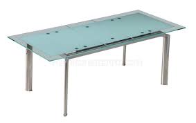 jack extendable dining table w glass