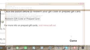 how to redeem your minecraft gift code