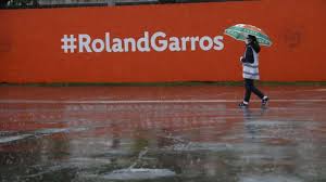 Stade roland garros is a complex of tennis courts located in paris that hosts the french open, a tournament also known as roland garros. Storm Stops French Open Play Except Under Roof Tennis News India Tv