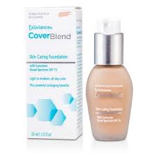exuviance skin caring foundation spf 15