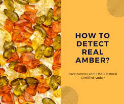 how to detect fake amber