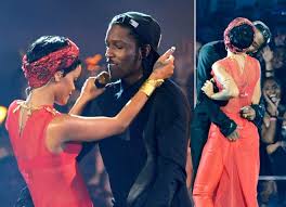 She's hanging out with asap rocky, but she is not dating him. Rihanna Spotted Locking Lips With Rapper Asap Rocky Showbiz News