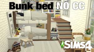 sims 4 bunk bed no cc tutorial