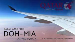 qatar airways economy airbus a350 900