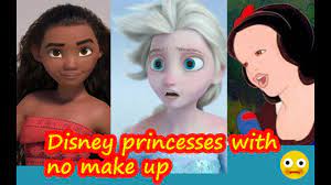 disney princesses without makeup you