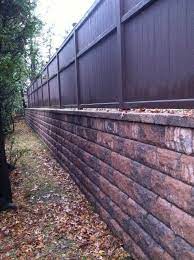 Backyard Fences Retaining Wall Fence