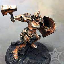 to paint rust on miniatures